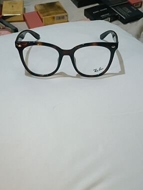 Ray-Ban Women's Tortoiseshell Round Acetate Glasses - Brown/Black